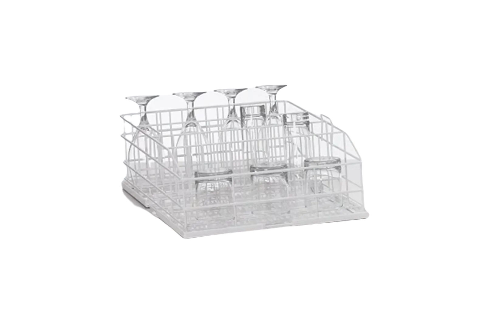 Vaatwaskorf Winterhalter glazenkorf 4 rijen stapelbaar, maat S